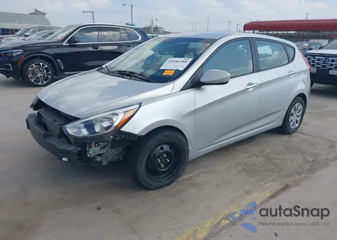 2017 Hyundai Accent Se z USA, uszkodzony, nr VIN KMHCT5AE1HU349406